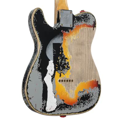 Fender Joe Strummer Telecaster Heavy Relic RW Aged Black MBPW #R141201 - Custom Electric Guitar image 6