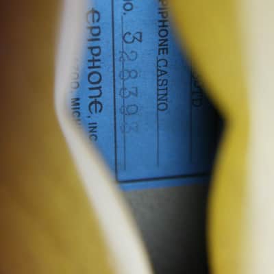 Epiphone USA John Lennon 1965 Casino Sunburst Limited Edition Gibson-Made Revolution image 16