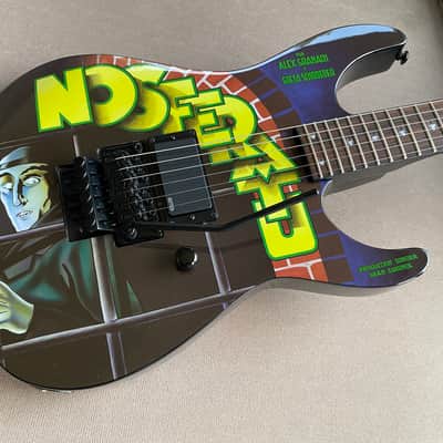 ESP LTD KH-Nosferatu Kirk Hammett Signature 2016 - Black with Nosferatu Graphic image 1