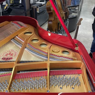 SCHULZE POLLMANN PIANOFORTE A MEZZA CODA S160 ROSSO image 7