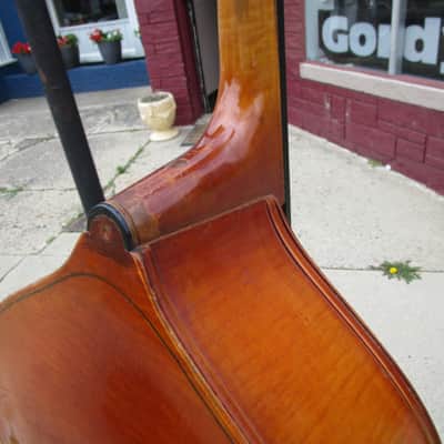Kay Kraftsman 3/4 Upright Bass 1945 B-385 Chubby Jackson model aka Switch Master Pickup SE Michigan image 17