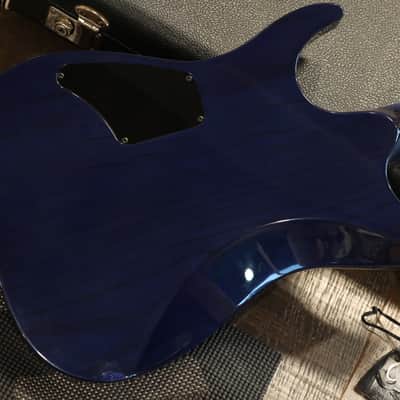 2003 Fender Custom Shop Showmaster Neck Thru Electric Guitar Birdseye Blue Quilt + OHSC image 12