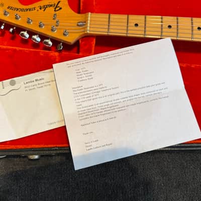 Fender Stratocaster with 3-Bolt Neck, Maple Fretboard 1975 - Natural image 25