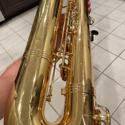 Serviced Jupiter JBS-593 Baritone Saxophone w/Low A (Ready to Play) - Excellent Condition - Plays Great! image 11