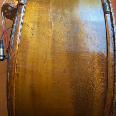 Double bass 3/4 circa 1800 3/4 swell back Pro instrument image 22