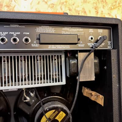 Vintage 1990s Fender Twin Amp Blackface 2x12 Valve Amplifier Combo w/ Footswitch image 16