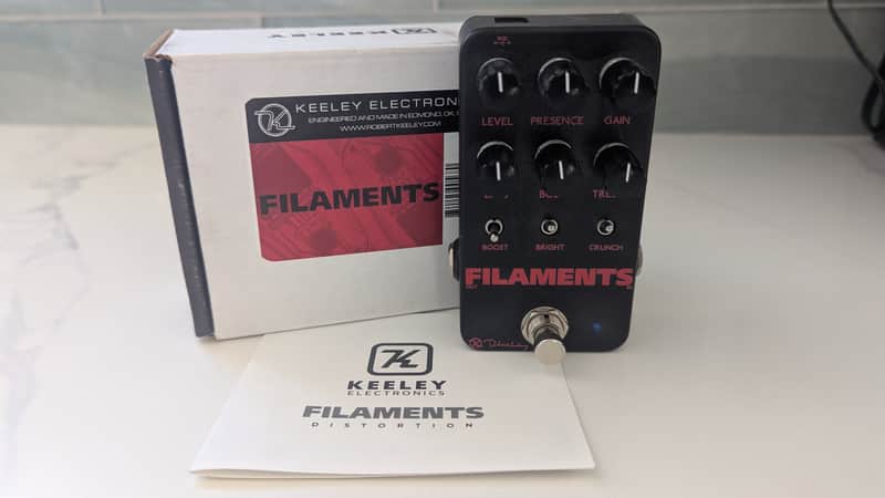 Keeley Filaments High Gain Distortion 2017 - Present Black