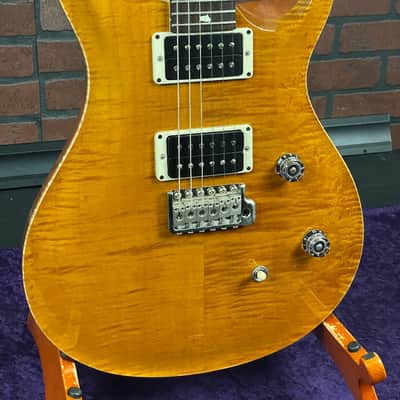 PRS CE24 Amber Flame Maple Top Electric Guitar -MINT-w/ PRS Gig Bag image 2