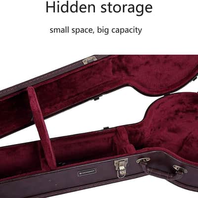 Crossrock  5 String Resonator Banjo Fit Snuggly in Deluxe Wood Hard Case  Brown  CRW620BJBR image 5