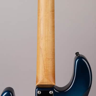 Ernie Ball Music Man USA StingRay 4 H Bass w/ Piezo - 2002 - Blue Dawn Sparkle image 11