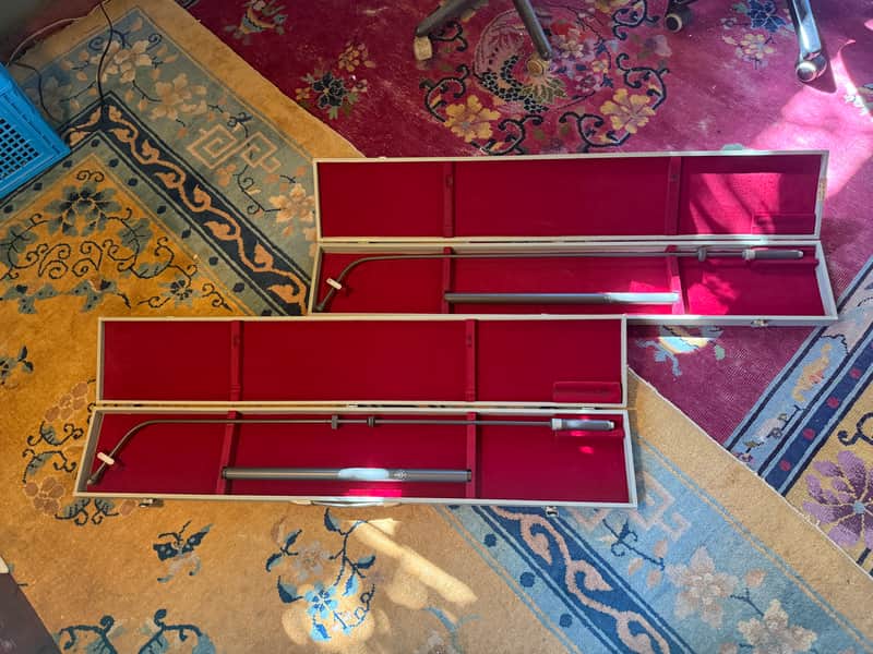two RARE long Neumann KM64 tube mic's ( READ ABOUT SOUND VS SHORT VERSION ) image 1