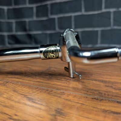 Cosmic Percussion Straight Post & L‑Arm – Tom Holder / Cowbell Mount – 7/8" Post with Gear Tilter – 9.5mm L‑Arm – Heavy‑Duty Percussion Hardware image 2