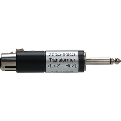 Hosa - MIT-435 - ImpedanceTransformer - Low-Z Female XLR to Hi-Z Male 1/4" Jack image 2