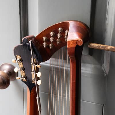1914 Gibson Style U Harp Guitar image 13