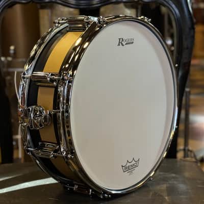 NEW Rogers 5x14 Tower Snare Drum in Black Gold Duco image 4