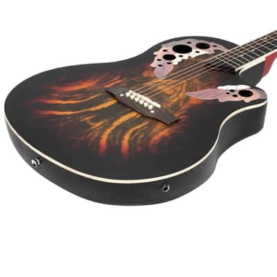Glarry Ovation- Like Guitar, new with gig bag image 2