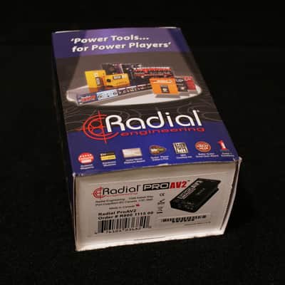 Radial Engineering Pro AV2 2-Channel Passive A/V Stereo DI Box image 2