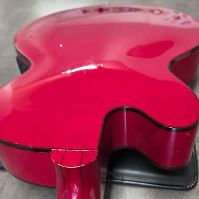 Gibson EC-10 Standard 1998 Special Limited Edition Cherry Red EC10 Pro Studio Guitar American 90s USA Acoustic Electric Thin Thinline Jumbo Stage Songwriter Light Lightweight Only 2kg image 22