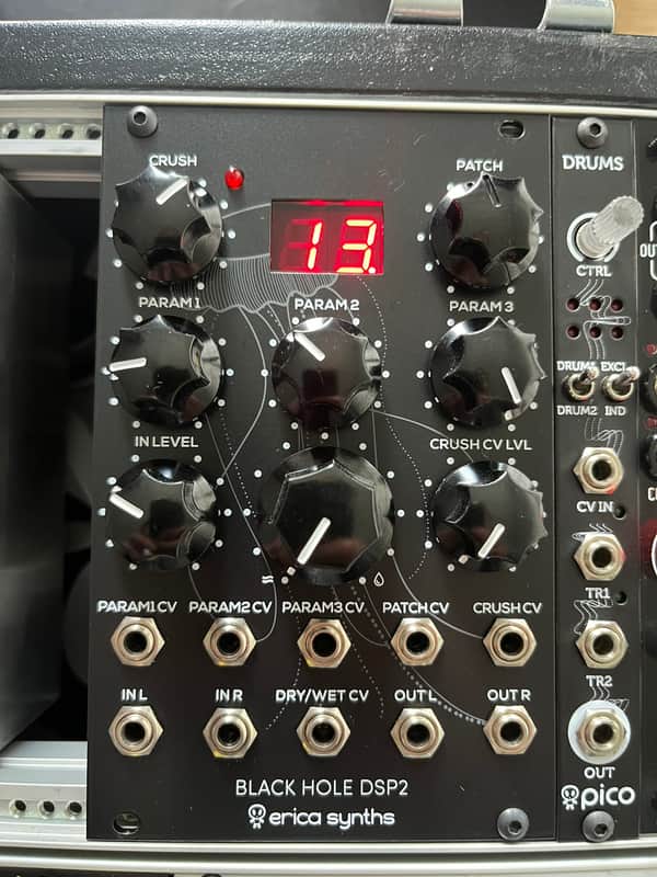 Erica Synths Black Hole DSP 2 2014 - Present - Black image 1