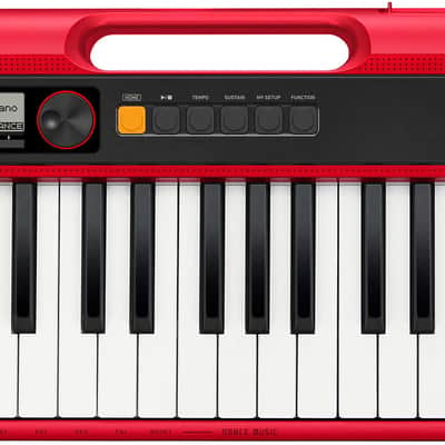 Casio CT-S200 Casiotone 61-Key Keyboard - Red w/ Adjustable Stand image 2