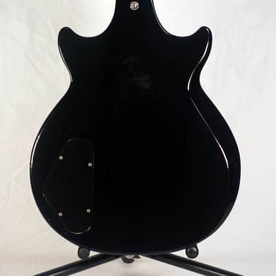 The Pearl Guitar Co. Export Bass Genesis Shape Vintage 1970s Matsumoku Japan Black 70s image 2