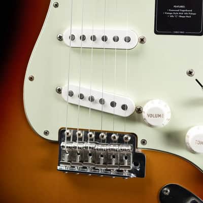 Fender Dealer Exclusive Vintera Road Worn '60s Stratocaster, Rosewood Fingerboard Electric Guitar - 3-Color Sunburst with Hardshell Case image 11