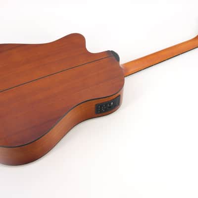 Strinberg SD200C Dreadnought Acoustic-Electric Steel-String Guitar + Gigbag - Natural Satin image 4