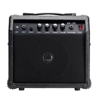 Glarry Flame Shaped Electric Guitar with 20W Electric Guitar - Red image 11