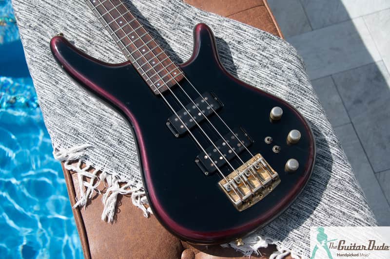 Classic 1987 Ibanez RB835 Roadstar II Series Bass - Rare Dark Wine - Made in Japan - Pro Set Up mw Perfect Frets/Action/Intonation! image 1