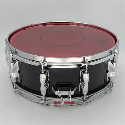 Used Yamaha Recording Custom Snare Drum 14x5.5 Solid Black - Very Good image 3
