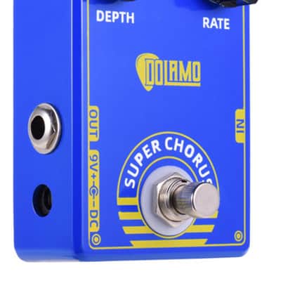 Dolamo  D3  super chorus - chorus pedal with guitar effect 2020 Blue image 1