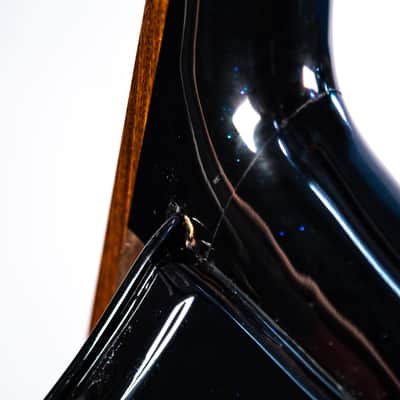 Black Upright Bass With Brian Setzer Head Headstock Owned by Brian Setzer image 8
