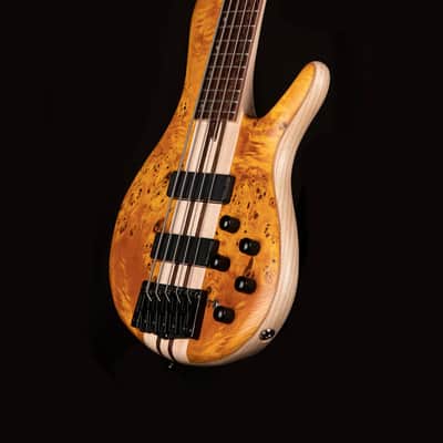 Cort Artisan Series A5 Plus SC Bass Guitar - Amber Open Pore image 2