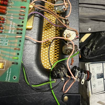 marshall jcm800 1984 4010 vertical input combo circuit board, pots image 3