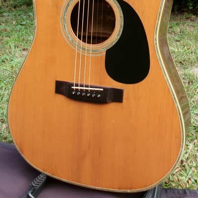 1974 Yairi YW-600 Dreadnought Guitar New Jacaranda Natural+vintage Hard Case image 2
