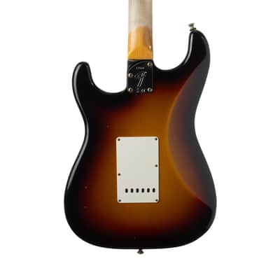 Used Fender Custom Shop Postmodern Strat Journeyman Relic - Bleached 3-Color Sunburst image 3