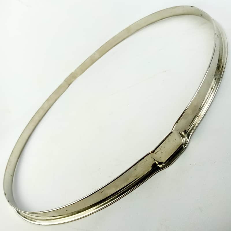 Ludwig&Ludwig 16"Single-Flange Snare Drum Resonant Rim/Hoop Nickel-Brass Gate40s image 1