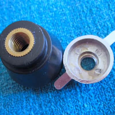 Bass Drum Leg Spur Wing Nut & Rubber Foot - NOS image 3