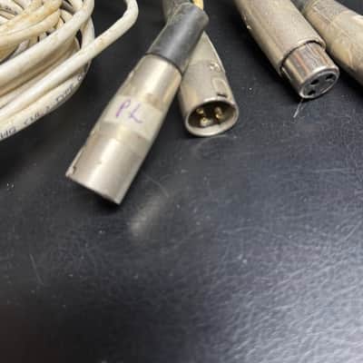 Unknown DB37 to XLR Tascam? Male & Female In / Out Rare Cable Snake Connector 1970's 1980's - Grey & White image 2