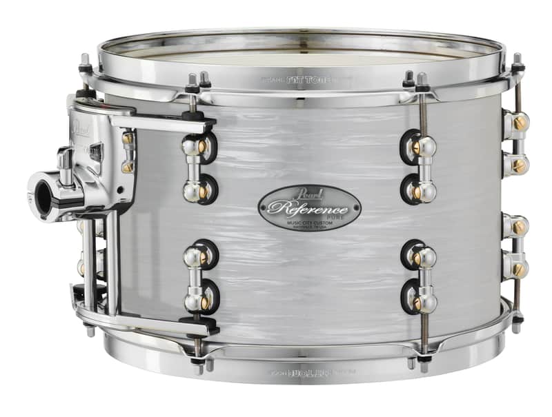 Pearl Music City Custom 13"x10" Reference Pure Series Tom PEARL WHITE OYSTER RFP1310T/C452 image 1