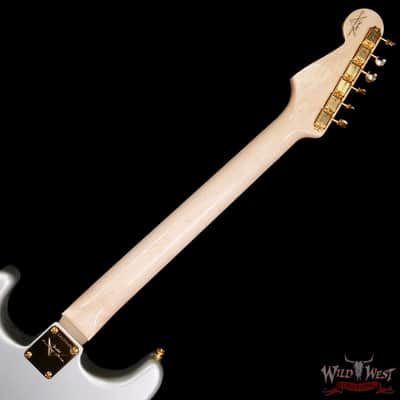Fender Custom Shop Robert Cray Signature Stratocaster Hardtail  AA Birdseye Maple Neck NOS Inca Silver 7.50 LBS image 5
