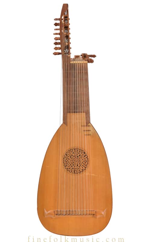1969 13-COURSE RAYMOND PASSAURO ZUCCARO BAROQUE LUTE image 1