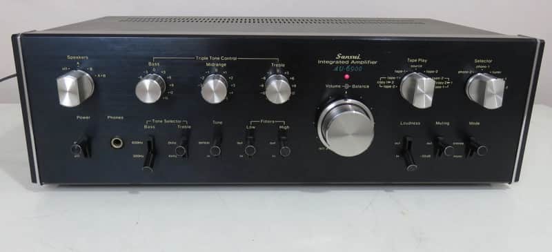 SANSUI AU-6900 INTEGRATED AMPLIFIER WORKS PERFECT SERVICED FULLY RECAPPED image 1