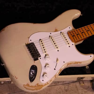 Fender Eric Johnson Signature Blonde White 2007 Custom relic image 4