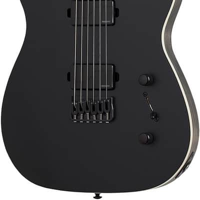 Schecter PT SLS Elite Evil Twin - Satin Black (1342) image 2