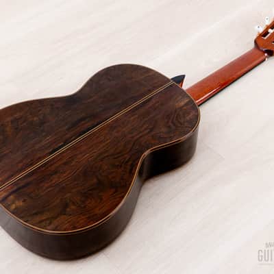1974 Toshihiko Nakade Model 1500S Vintage Classical Guitar, Spruce + Brazilian Rosewood w/ Case image 17