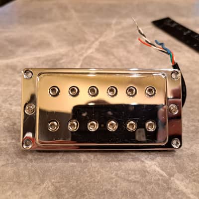 Dimarzio DP215 FNU F-spaced Chrome Humbucking Pickup image 1
