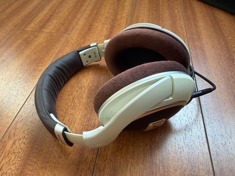 Sennheiser HD599 Open Back Headphones - 50 Ohms 2016 - Present - Ivory image 1