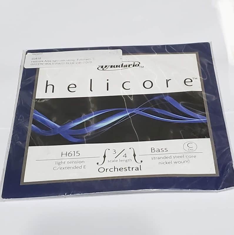 D'Addario HH615 3/4M Helicore 3/4 Hybrid Bass String - C (Extended E) Light image 1