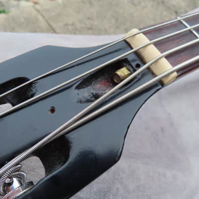 GIBSON EBO early 1970 PELHAM BLUE SLOTTED HEADSTOCK ORIGINAL refinished image 13
